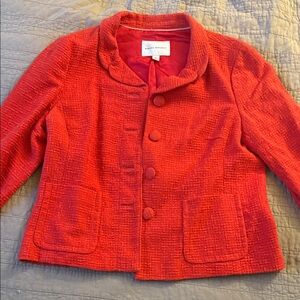 Vintage style Banana Republic orange Textured Blazer